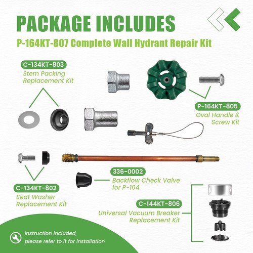 Replace for Prier P-164KT-807 Rebuild Kit fit for P-164 Original or Diamond - Picture 5 of 8