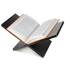 15.4" Large Wood Open Book Holder, Open Display Stand, Opened Bookstand for D