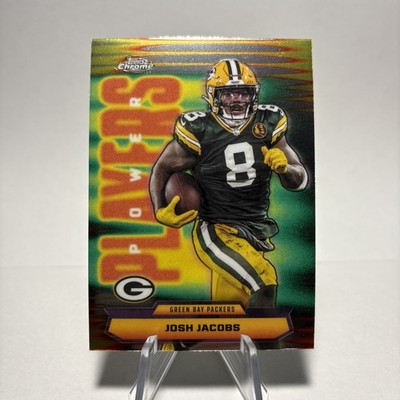 2025 Topps Chrome - Josh Jacobs Power Players #PP-20 Green Bay Packers