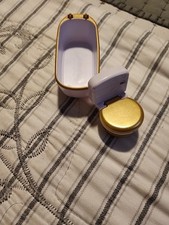 Peppa Pig White Gold Tub, Toilet Toilet Gold SeatFamily HomeJazwares 2003