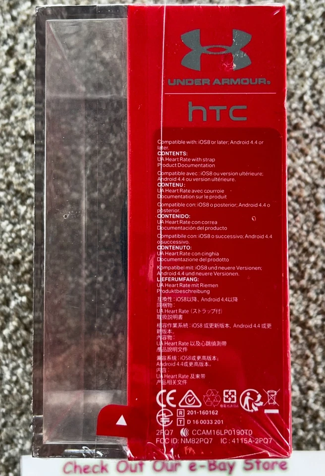 Under Armour UA Heart Rate W/Strap htc  iOS8 Or Later, Android 4.4 Later SEALED! - Image 2 of 4