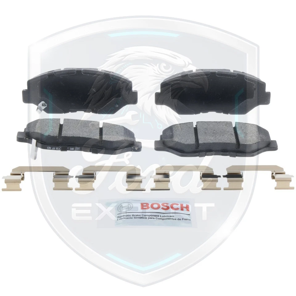Kit de pastillas de freno delanteras de cerámica Bosch OEM para Honda Pilot 2003-2008 9 años de garantía Foto 4 de 4
