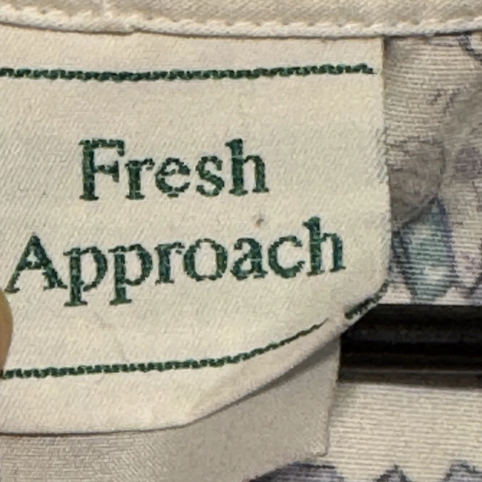 Vintage Fresh Approach  Scrub Top Angel Babies Women’s 4X - Image 3 of 4