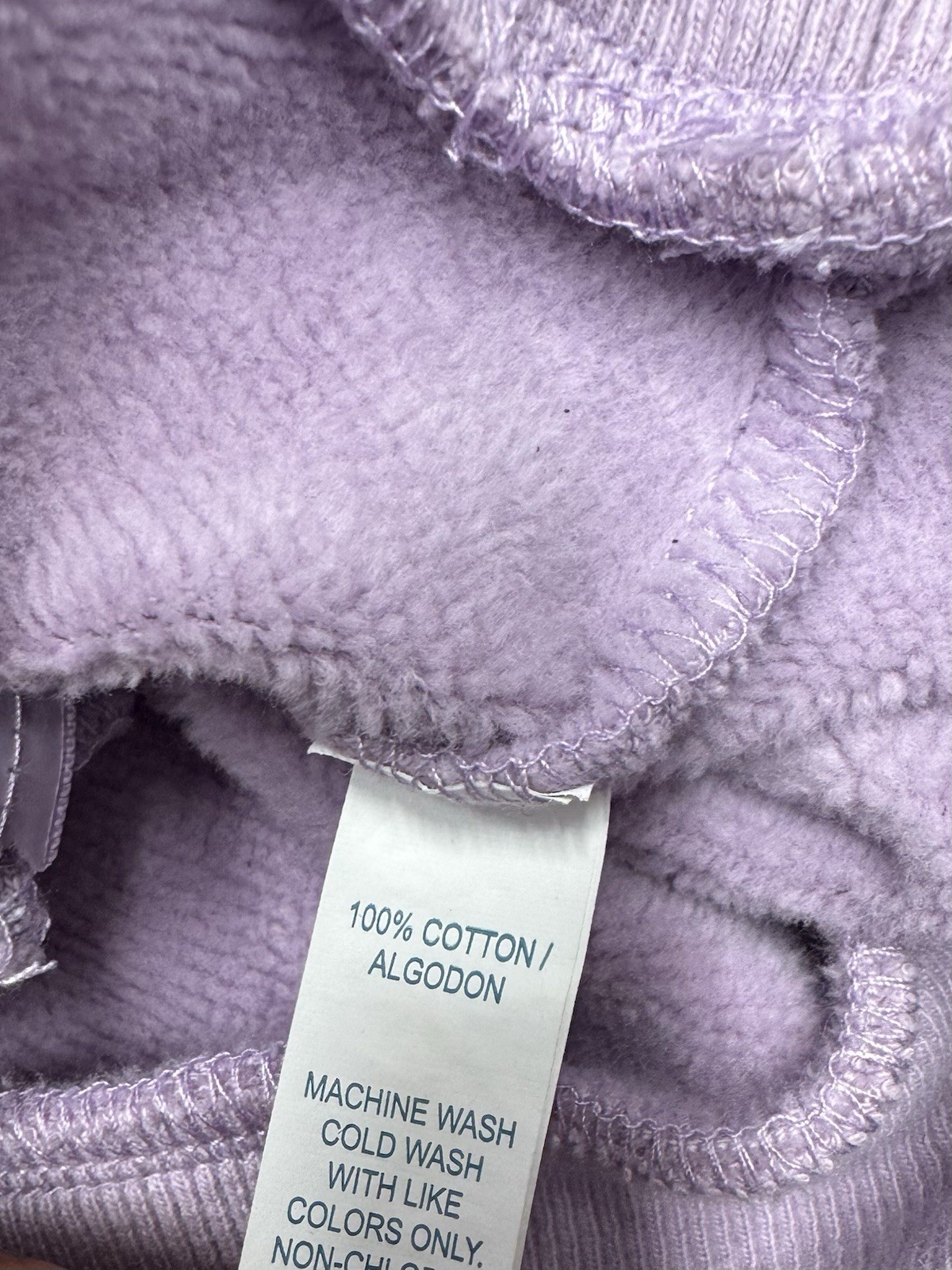 Fifth LOOP Bear Graphic Lavender Pullover Hoodie … - image 11