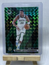 2024-25 Panini Green Mosaic Prizm #13 Giannis Antetokounmpo Color Match