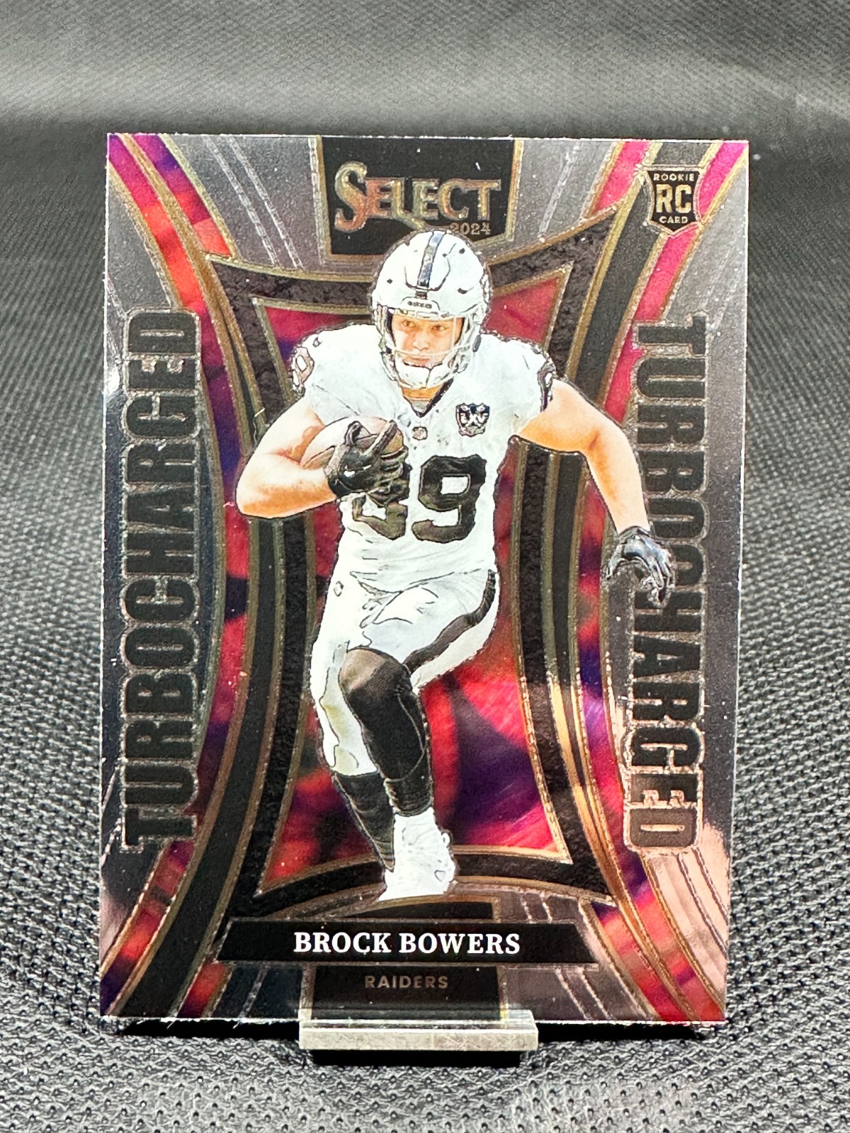 2024 Select Football  BROCK BOWERS  Turbo Charged RC  #6