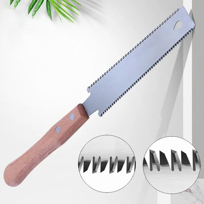 #ad Hand Saw for Wood Cutting Japanese Double Sided Pull Saw Lightweight 12.2inch $10.99