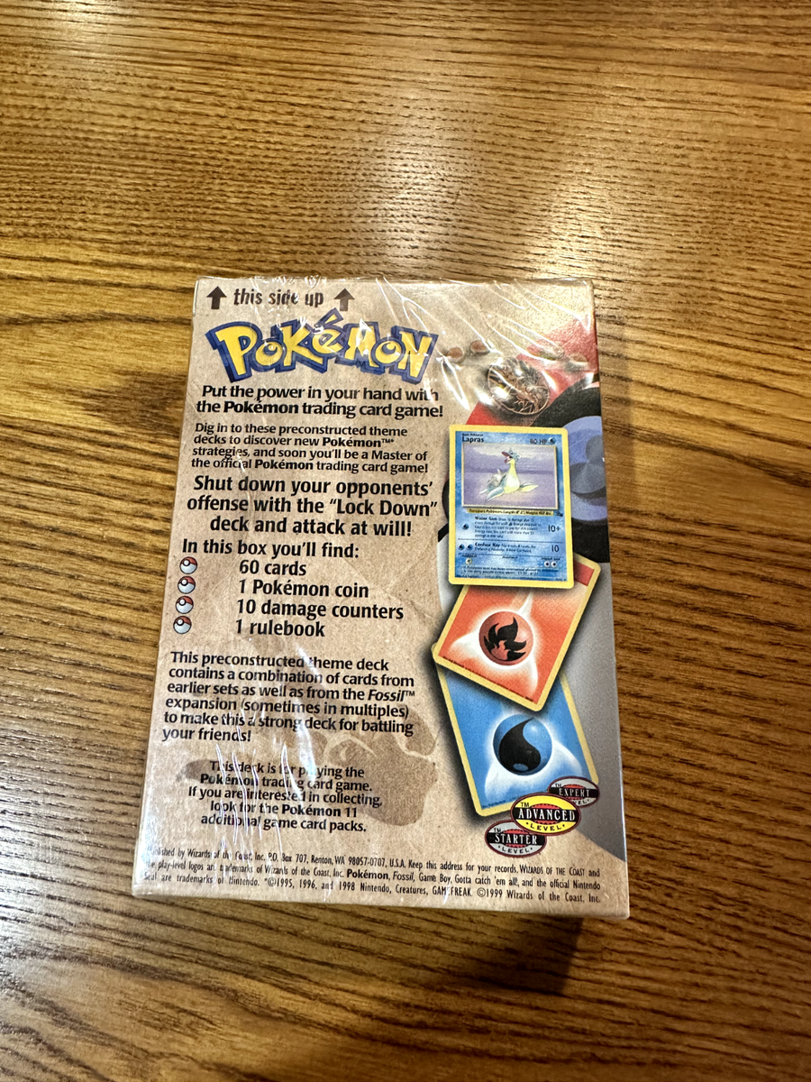 Wizards of the Coast Pokemon Fossil Lockdown Theme Deck for sale