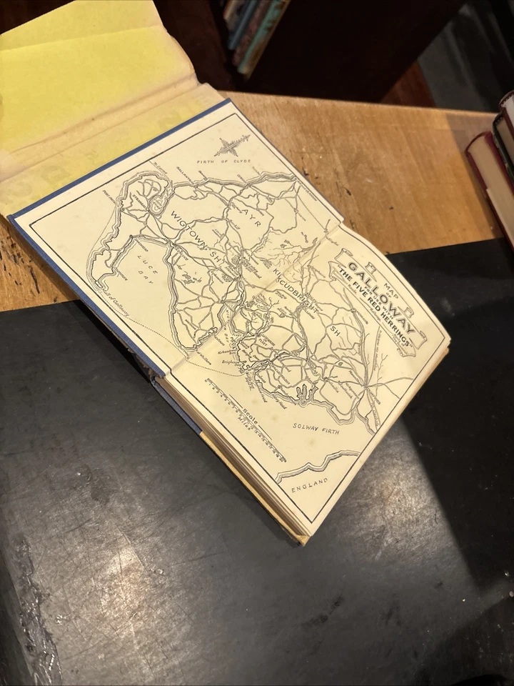 THE FIVE RED HERRINGS Dorothy L. Sayers 1947 hcdj Victor Golancz Foto 2 de 4