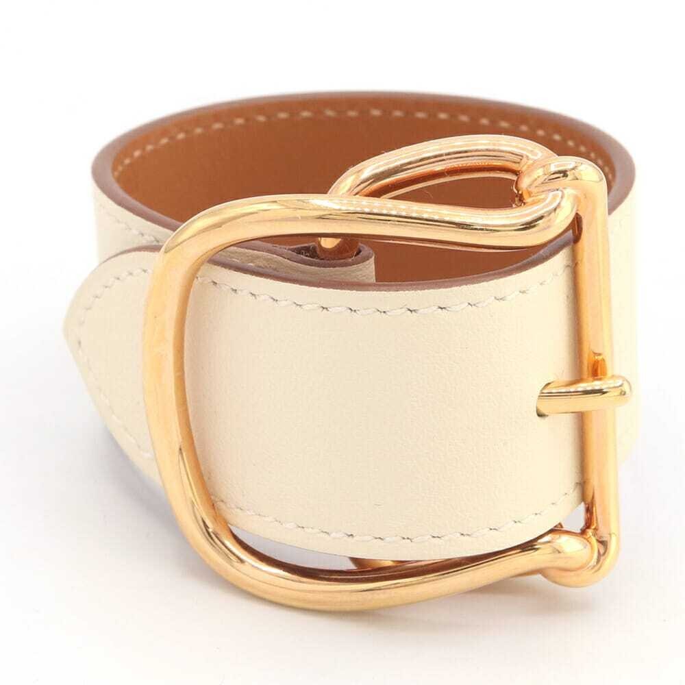 Hermes Sartorial Swift Leather Bracelet Bangle Nata Vau 2023 Pre-Owned