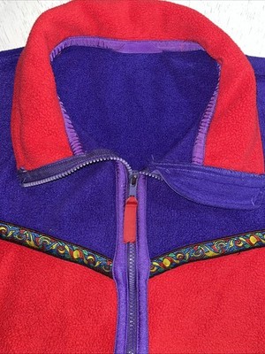 Mountain Equipment Co-Op Fleece Jacket Adult 2XL Polartec Red Zip