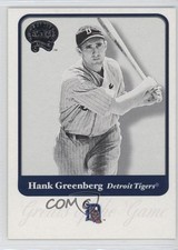 2001 Fleer Greats of the Game Hank Greenberg #23 HOF 1ln0
