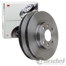 2X NK BREMSSCHEIBEN 259mm BELÜFTET VORNE PASSEND FÜR DACIA LOGAN SANDERO LADA