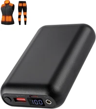 20000Mah Heated Vest Battery Pack – Compatible with 7.4V DC 4.0Mm Heated Apparel
