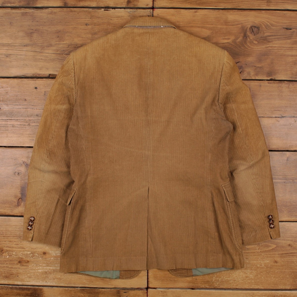 Vintage Mcgregor Corduroy Blazer Jacket L Mens 80s Beige Tan Two