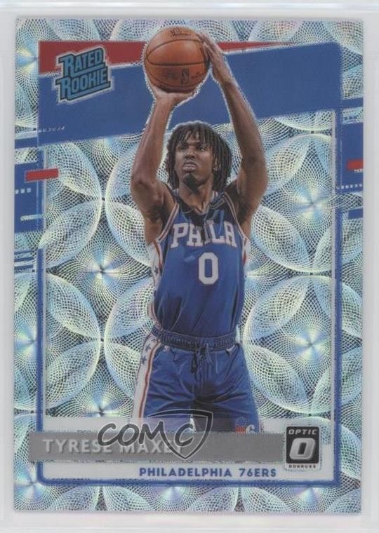 2020 Donruss Optic Rated Rookie Premium Box Set Prizm /249 Tyrese Maxey #171 s3g
