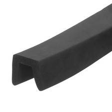 Rubber Edge Trim 5/16" 9mm x6.6Ft U Channel Protector 8-10mm Black 17x17mm