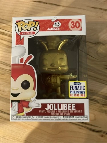 Funko POP! Ad Icons - Gold Jollibee - Funatic Philippines - LE 1000 PCS - GRAIL