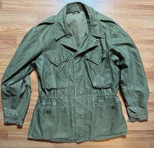 Vintage 50s M-1951 M-51 Dated 1957 Korean War US Military Field Jacket Size M