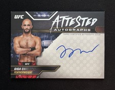 2024 Topps Knockout UFC Attested Autograph Giga Chikadze Auto