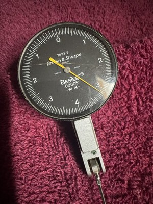 Brown and Sharpe 7033-5 Best Test Indicator .00005'' Resolution Lever Type