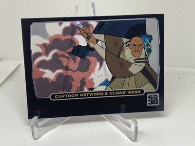 Star Wars 30th Anniversary Animation Cels #8 2007 Topps Mace Windu Surface Wear