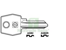 10PZ CHIAVI PER CILINDRI AGB 4 SPINE GRANDI AGB2R SX: