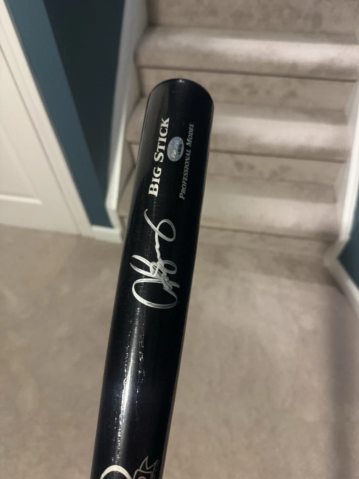 Murciélago Negro Rawlings Firmado Alex Rodríguez PSA/DNA con Vitrina Yankees Foto 2 de 4