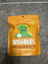 The Woobles  Fred the Dino  Crochet Kit  Hook For Beginners  NEW
