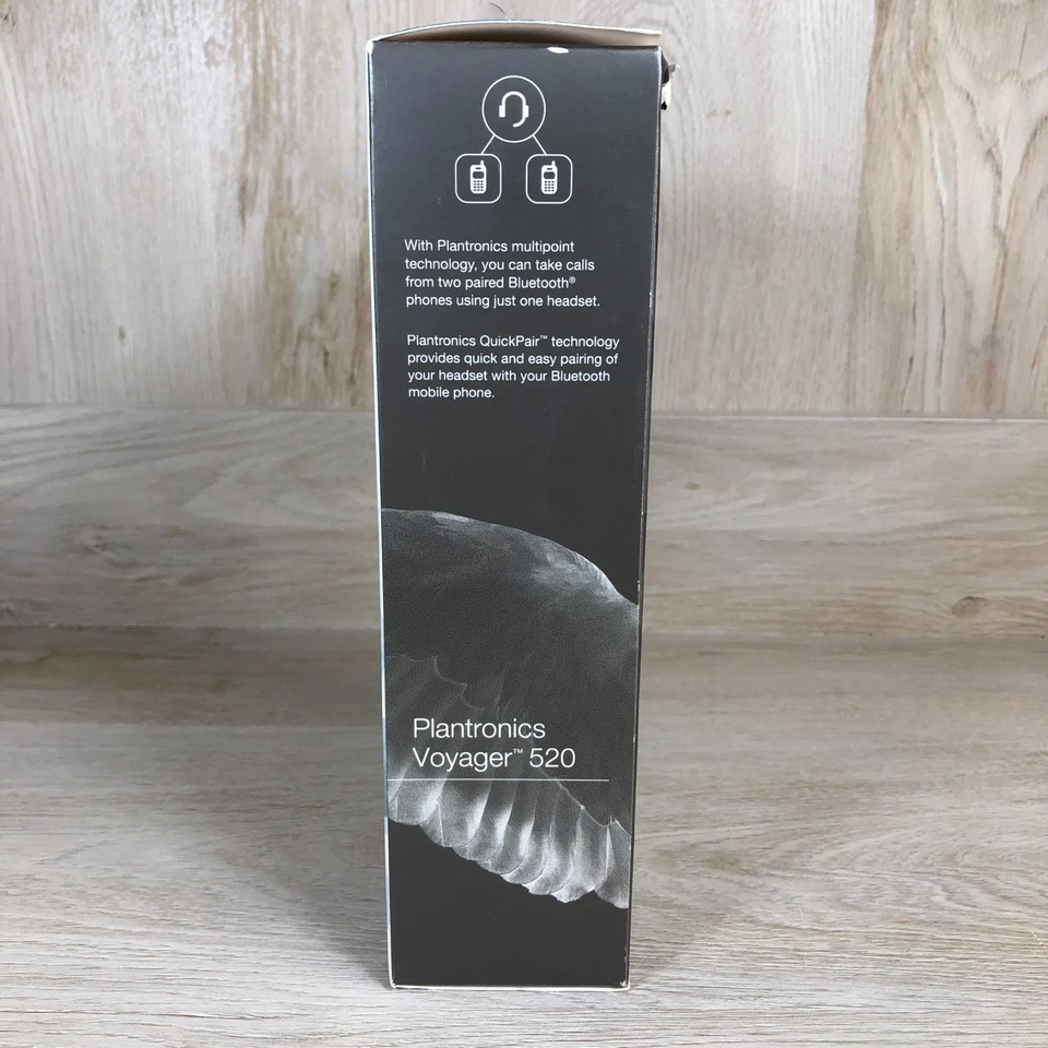 PLANTRONICS Voyager 520 Wireless Noise Cancelling Bluetooth Headset-Black NIP! - Image 3 of 4