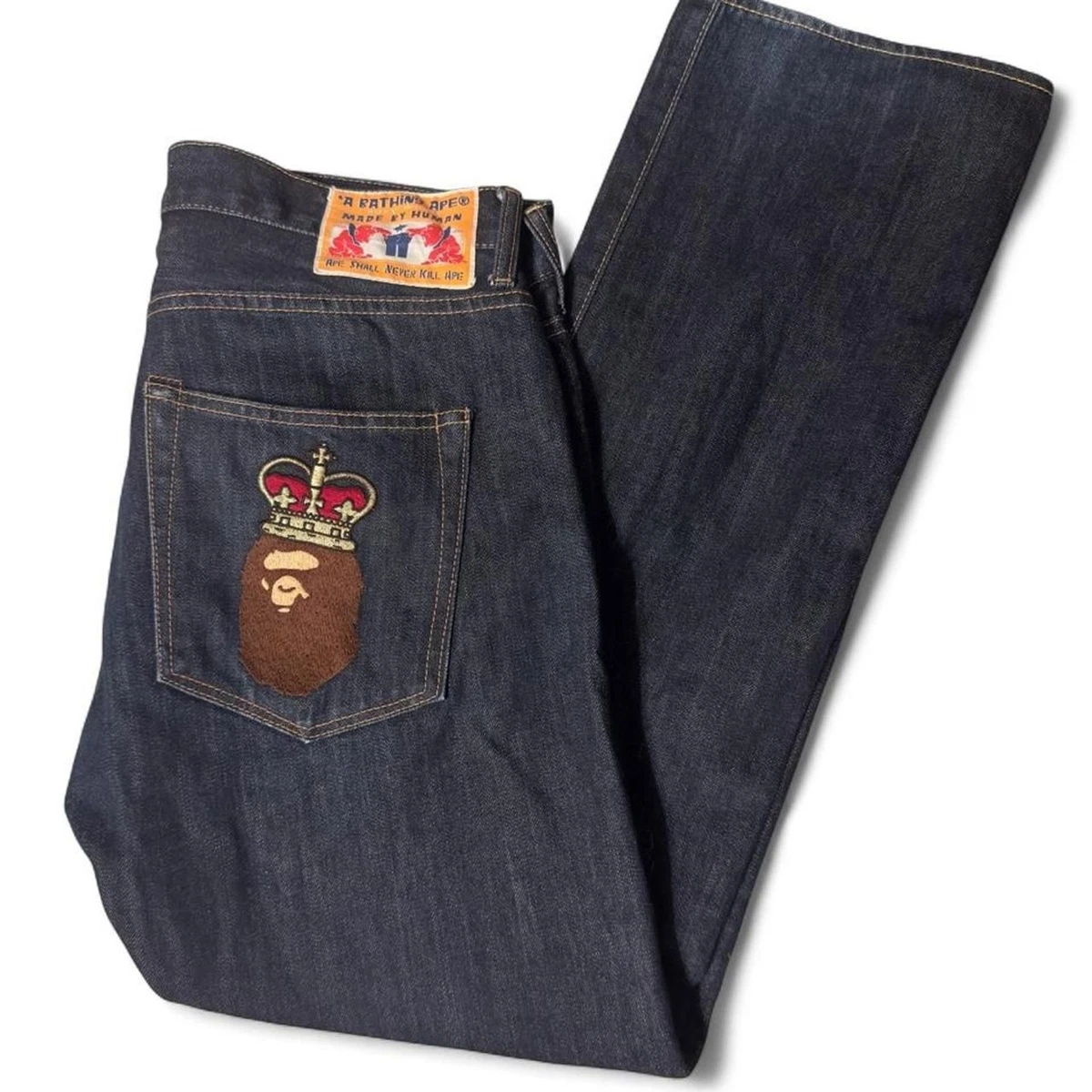 A Bathing Ape Regular Size Jeans for Men for sale | eBay
