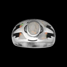 Navajo Handmade Indian Ring • Southwest Style • 925 Sterling Silver • Native...