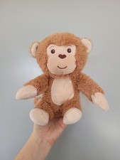 B&M Plush Toy Monkey With Removable Heatable Wheat Bag Warmie Microwaveable