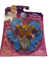Jakks Disney Princess CINDERELLA Jewelry Set Earrings Necklace Ring NEW