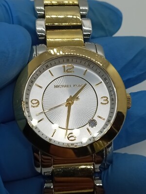 Michael Kors MK3487 Janey Gold Silver Tone Stainless Watch  display picture 2