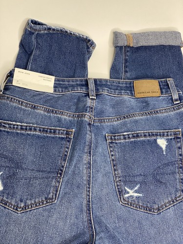 American Eagle Distressed Mom Damenjeans 4 Reg neu mit Etikett - Bild 8 von 9