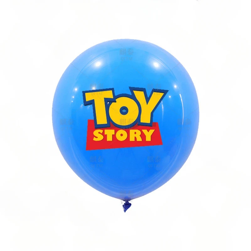 Globo temático Toy Story 18 piezas decoración de escena de fiesta de cumpleaños para niños 12 pulgadas Foto 4 de 4