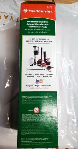 Fluidmaster 507A Valvola di scarico WC in plastica nera per universale 2 pollici Nuovo - Foto 4 di 6