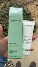 Darphin Skin Mat Purifying Aromatic Clay Mask, Full Size  2.8oz/75mL, NIB