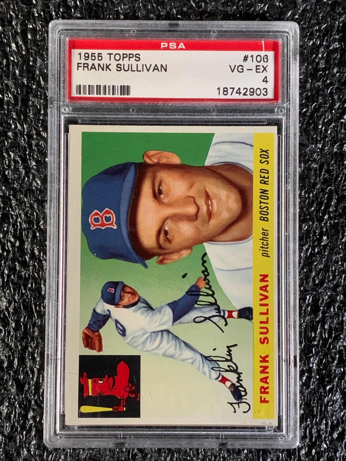 1955 Topps Baseball #106 Frank Sullivan PSA 4