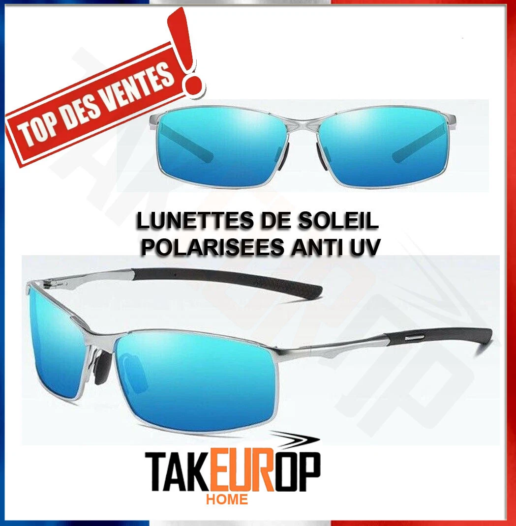 LUNETTES DE SOLEIL POLARISEES ANTI UV POUR HOMMES OU FEMMES - Lunette  Glasses