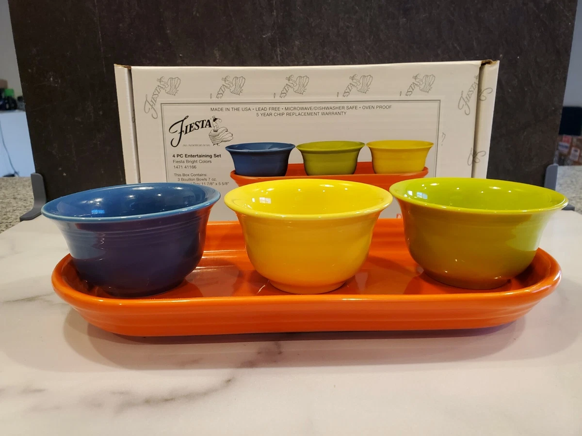 Fiesta Microwave Safe 8 Pc. Mixing Bowl Set