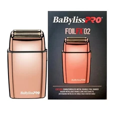 BaByliss PRO Cordless Rose Gold Metal Double Foil Shaver #BB-FXFS2RG