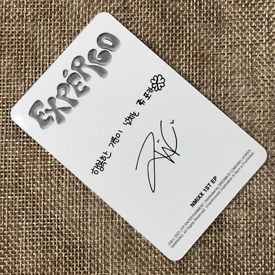 NMIXX JIWOO [ EXPERGO ] Official Photocard, 1st EP A Ver / New