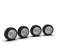 164 26 Brute Truck Wheels And Bogger Tires.