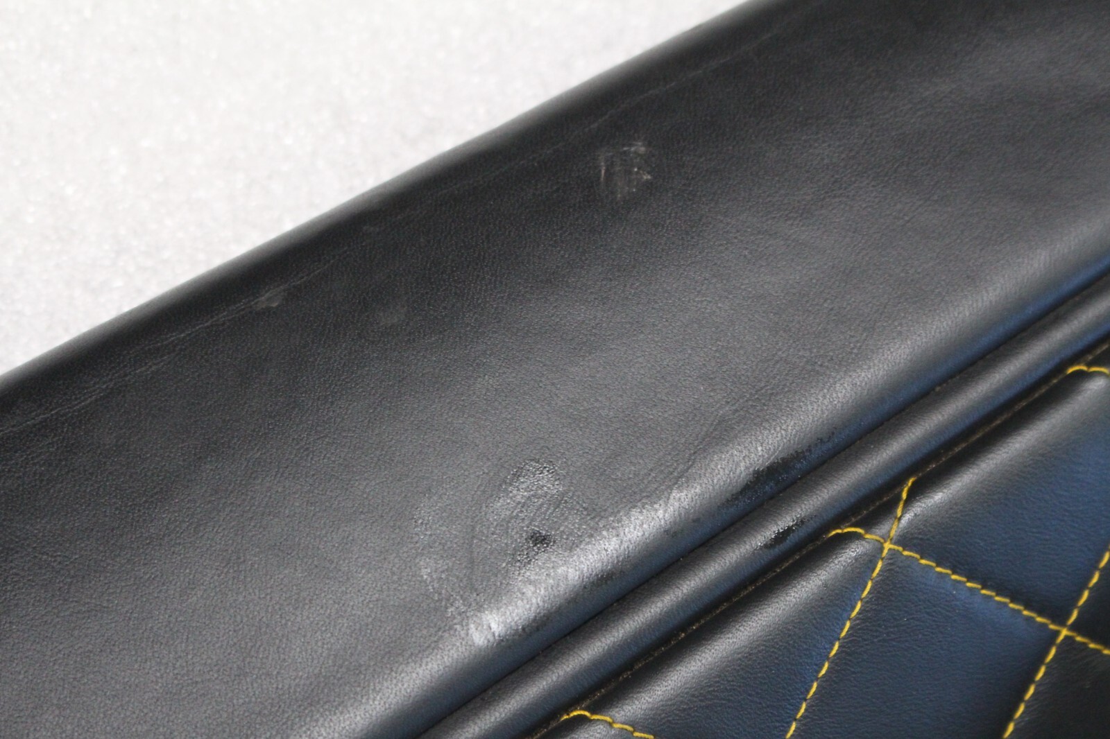 Lamborghini Gallardo, RH, Right, Front Door Trim Panel, Black/Yellow, Dmg, Used
