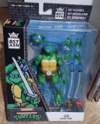 BST AXN Teenage Mutant Ninja Turtles Leo Leonardo Action Figure Arcade Game