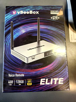 VSee Box ELITE 4GB 128GB 6K Android TV Box FedEx 2 Day Shipping Service