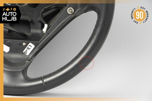 05-07 Mercedes R171 SLK280 C280 C350 Sport Steering Wheel Black 1714600403 OEM - Picture 4 of 12
