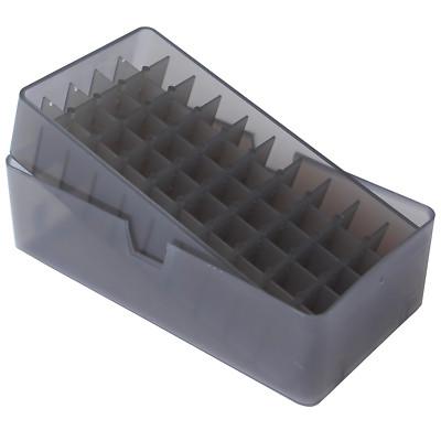 MTM Case-Gard E50-38-41 Slip-Top Ammo Box 50 Rounds 38-357 Clear Handgun Storage